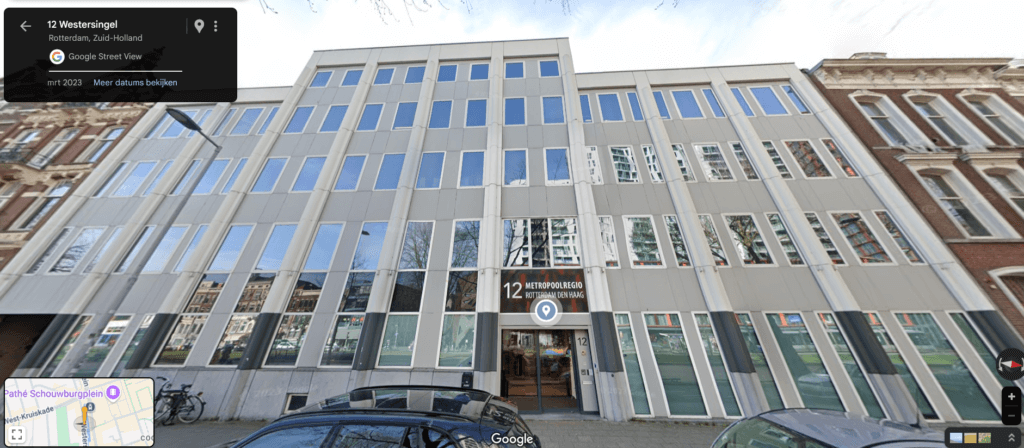 Afbeelding van Metropoolregio Rotterdam Den Haag (MRDH), Westersingel 12, Rotterdam